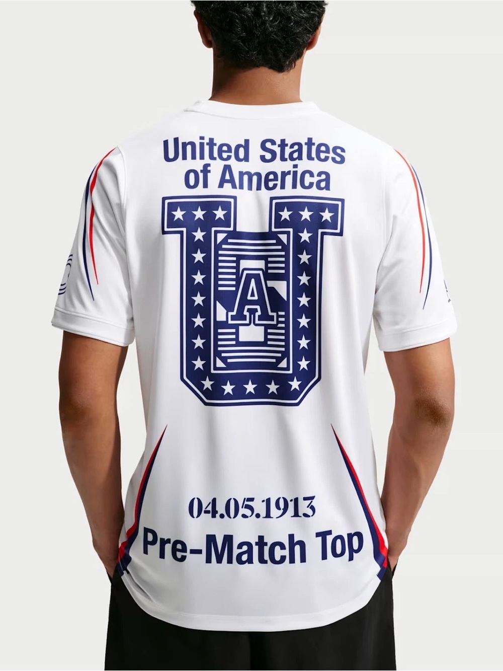 USA x Virgil Abloh Archive World VAA NIKE Cup 2026 Pre-Match Top Jersey Sz Med - Picture 6 of 7
